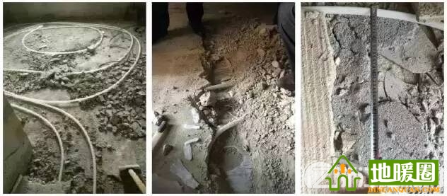 低價(jià)地暖到底有多可怕？掀開地板給你看！ 