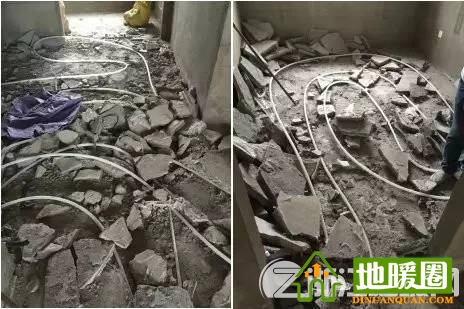 低價(jià)地暖到底有多可怕？掀開地板給你看！ 